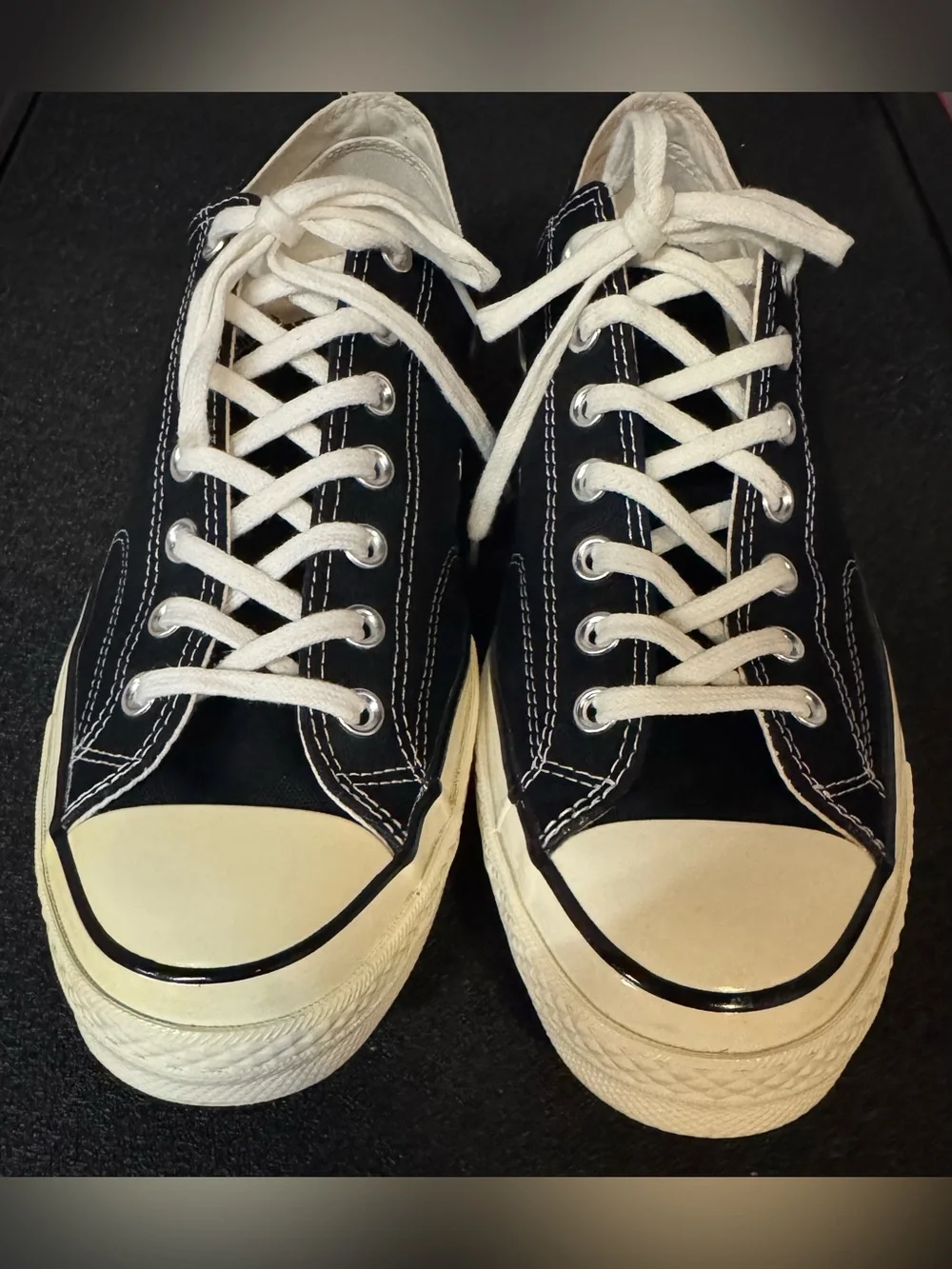 Converse Black and White Low Top Sneakers